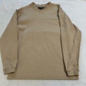 Consensus V-Neck Sweater - Beige
